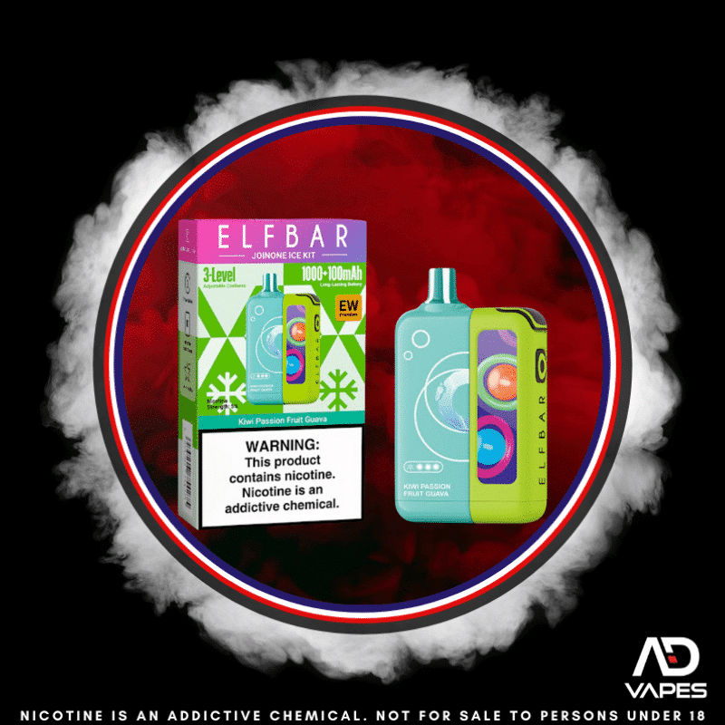Elf Bar EW16000 50mg Kit Kiwi Passion Fruit Guava Pod + Battery