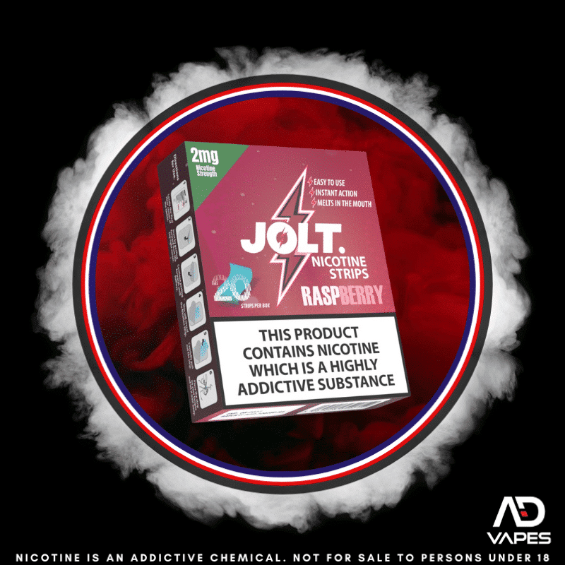 Jolt Nicotine Strips 2mg Raspberry 20 Pack
