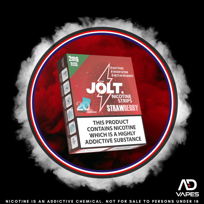 Jolt Nicotine Strips 2mg Strawberry 20 Pack
