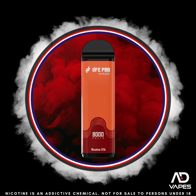 Life Pod Eco 1 Replacement Pod 8000 50mg Apple Berries Ice