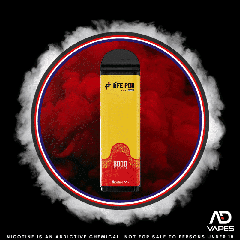 Life Pod Eco 1 Replacement Pod 8000 50mg Passion Fruit Mango