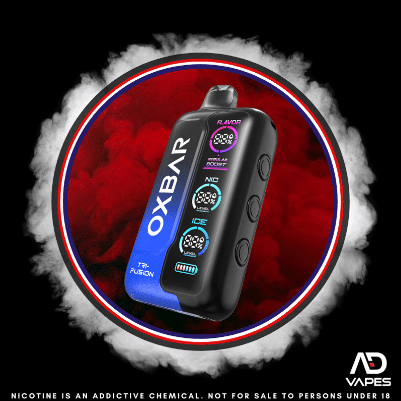 OXBAR Tri-Fusion Ice+Nic+Sweet 50K Peach Blue Raspberry