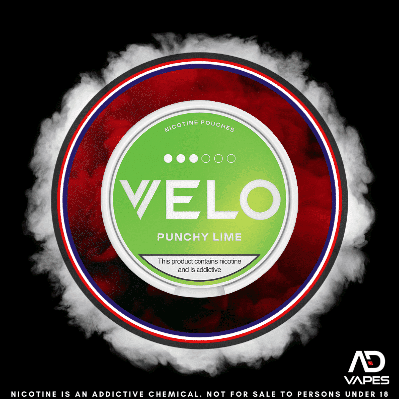 Velo Nicotine Pouches 8mg Punchy Lime 20 Pack