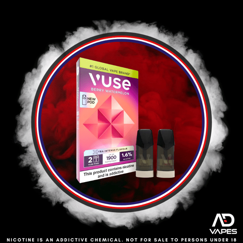 Vuse ePod Replacement Pod 1900 16mg Berry Watermelon 2 Pack