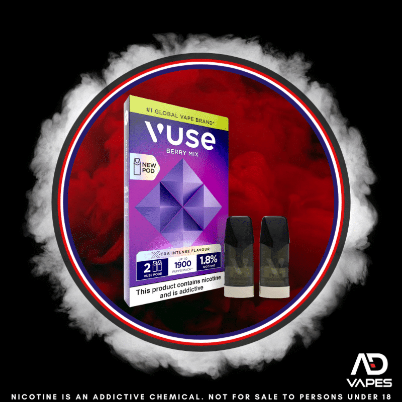Vuse ePod Replacement Pod 1900 18mg Berry Mix 2 Pack