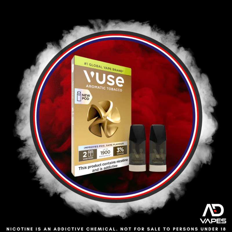 Vuse ePod Replacement Pod 1900 30mg Aromatic Tobacco 2 Pack