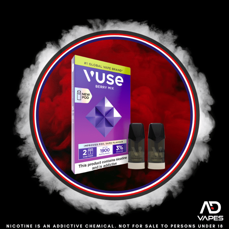 Vuse ePod Replacement Pod 1900 30mg Berry Mix 2 Pack
