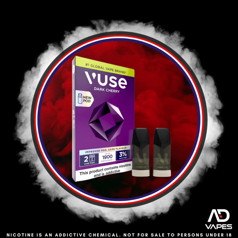 Vuse ePod Replacement Pod 1900 30mg Dark Cherry 2 Pack