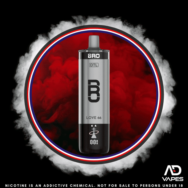 Bro Vapes Hookah DTL 40K 50mg Love 66