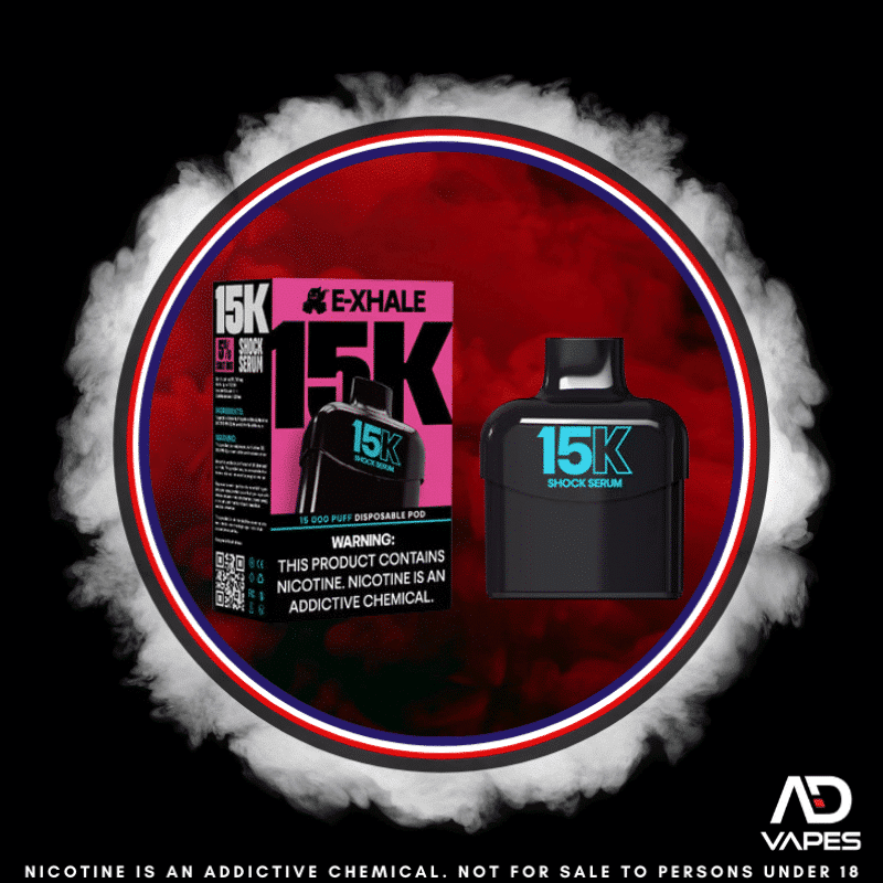 E-Xhale 15K 50mg Replacement Pod Shock Serum