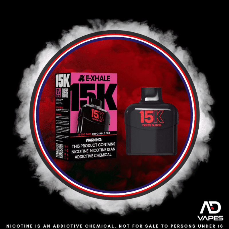 E-Xhale 15K 50mg Replacement Pod Tigers Blood