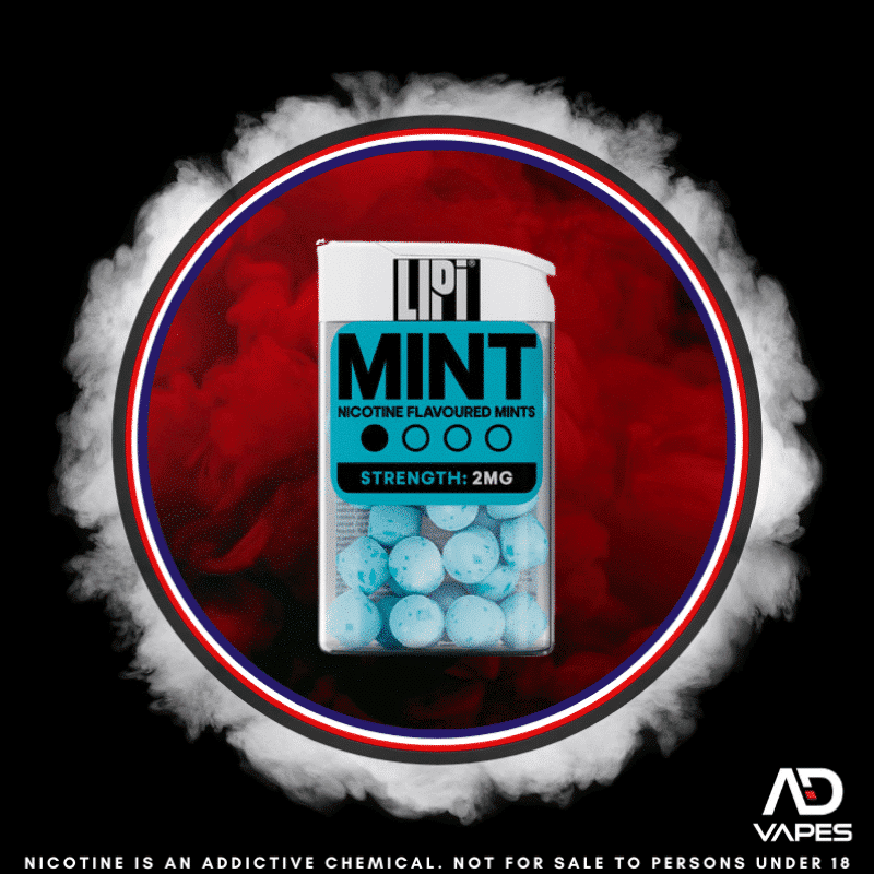 E-Xhale Lipi Nicotine Mints 2mg Mint 30 Pack