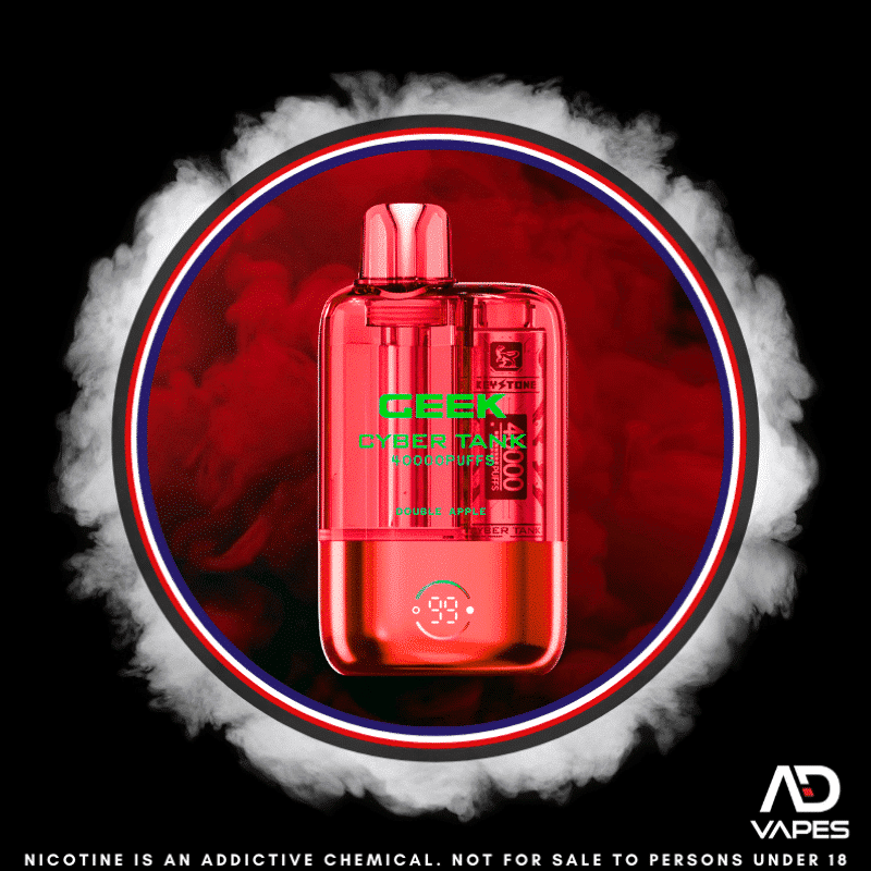 Keystone Geek Cyber Tank 40K 50mg Double Apple