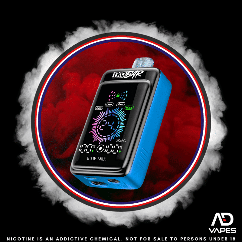 TKO Bar 25K 50mg Blue Milk
