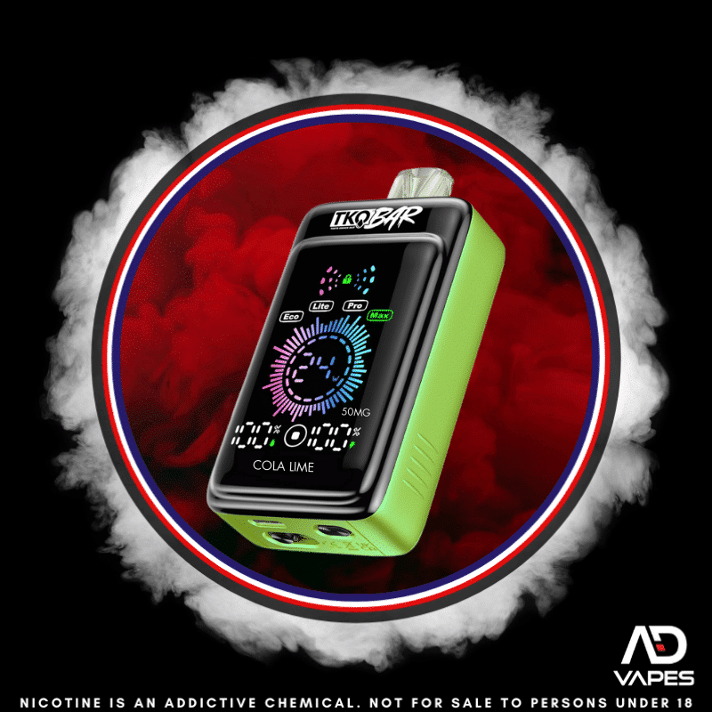 TKO Bar 25K 50mg Cola Lime