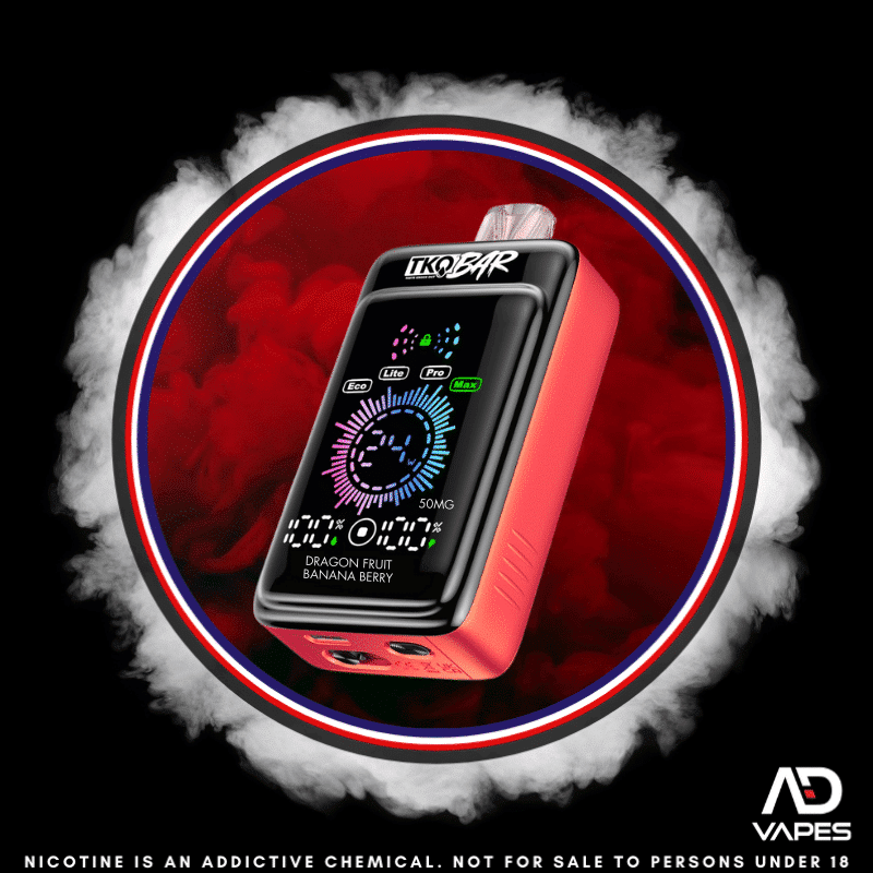TKO Bar 25K 50mg Dragonfruit Banana Berry