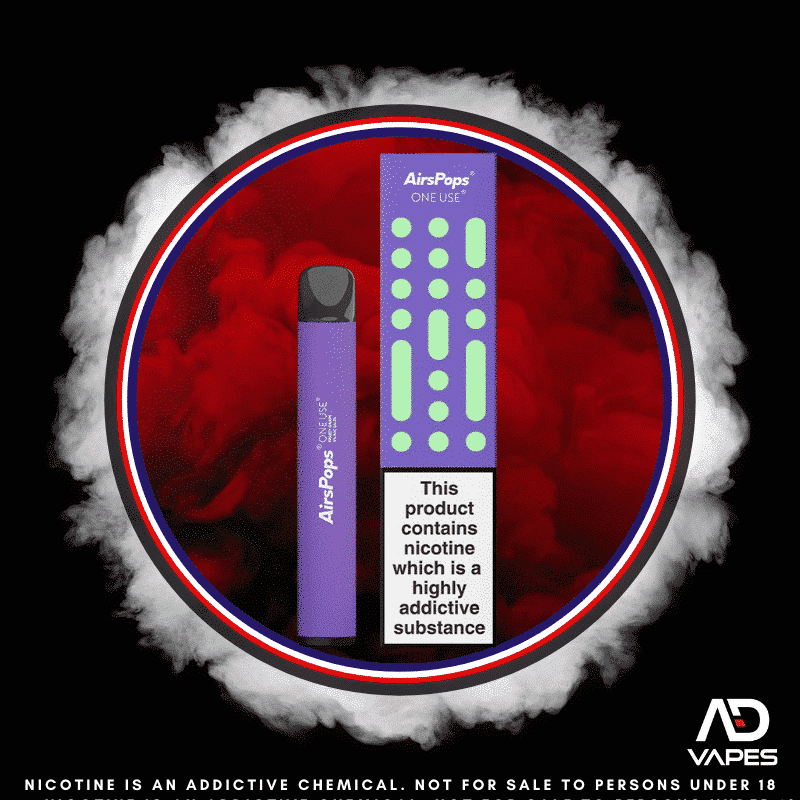 Airscream Airspops 0mg Freezy Grape Zero Nic