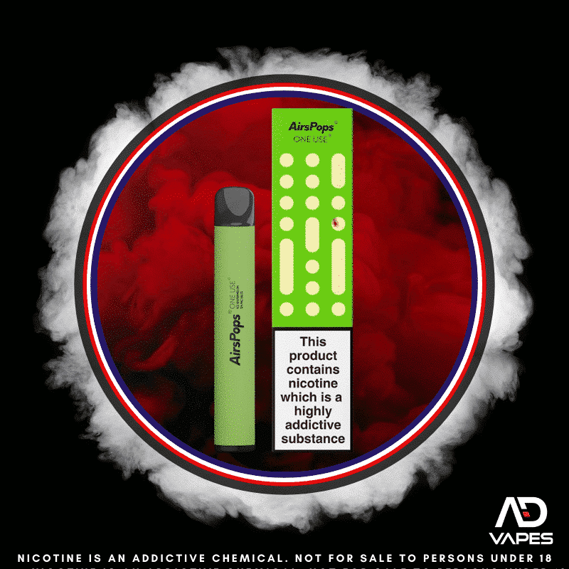 Airscream Airspops 0mg Ice Watermelon Zero Nic