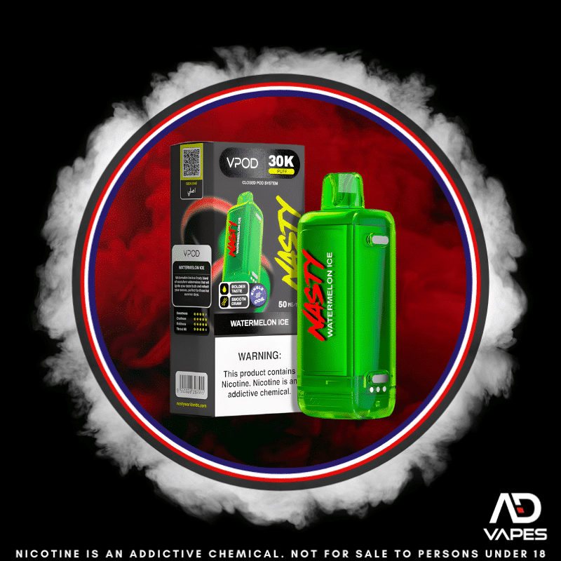 Nasty Versa 30K 50mg Pod Watermelon Ice No Battery