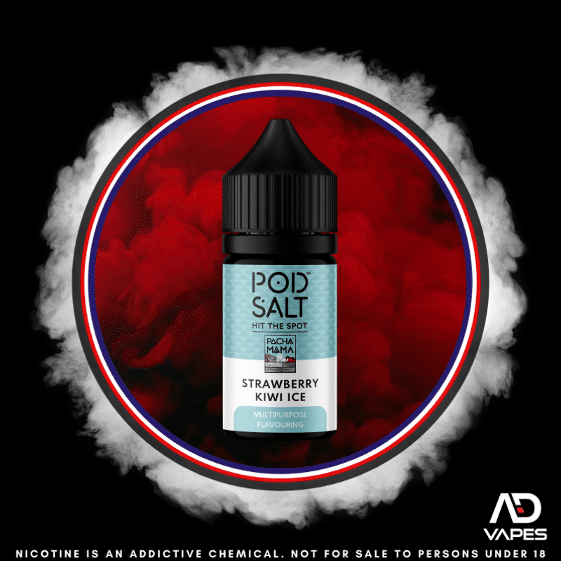 Pod Salt Fusions Strawberry Kiwi Ice 30ml Flavour Shot