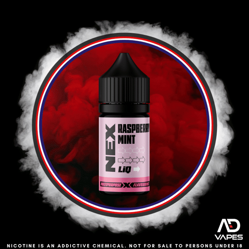 Pod Salt NexLiq Raspberry Mint 30ml Flavour Shot