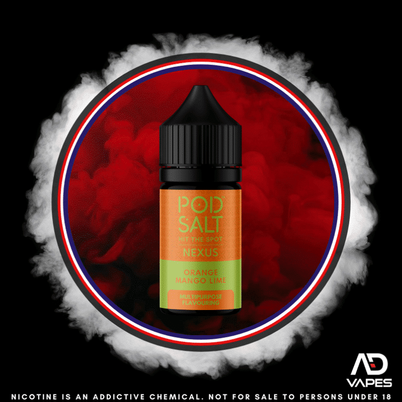 Pod salt nexus orange mango lime 30ml flavour shot