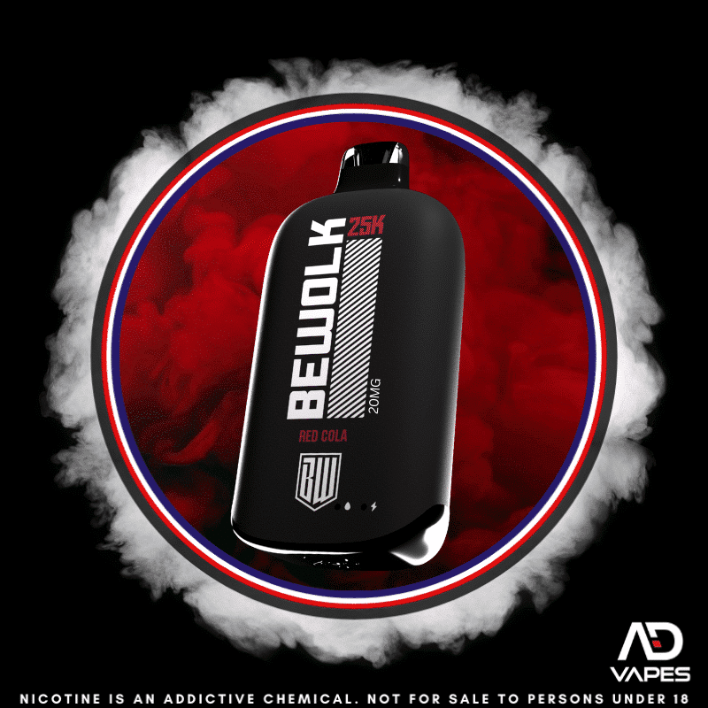 Bewolk industries 25K 20mg Red Cola
