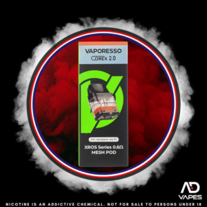 Vaporesso xros replacement pod 0. 6 mesh 4 pack 2ml