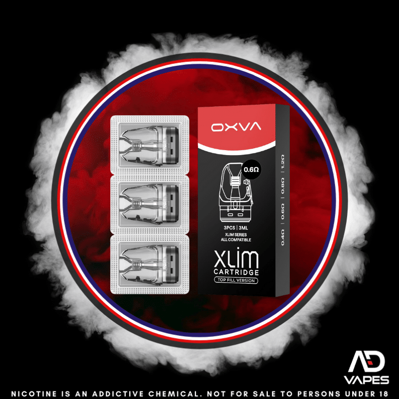 OXVA Xlim Replacement Cartridges Top Fill 0.6 3ml 3 Pack