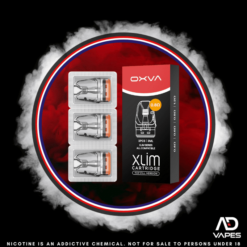 OXVA Xlim Replacement Cartridges Top Fill 0.8 3ml 3 Pack