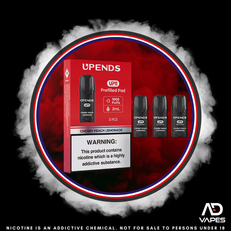 Upends UP11 Replacement Pod 1000 50mg Cherry Peach Lemonade 3 Pack