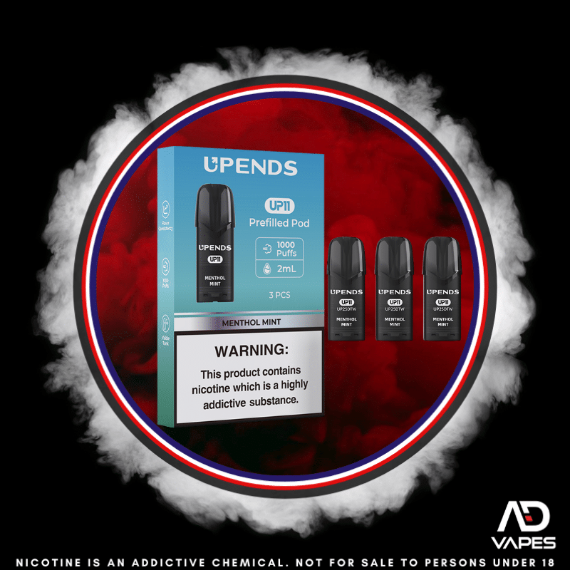 Upends UP11 Replacement Pod 1000 50mg Menthol Mint 3 Pack