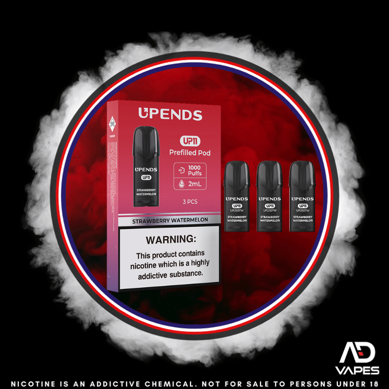 Upends UP11 Replacement Pod 1000 50mg Strawberry Watermelon 3 Pack