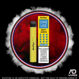 Airscream airspops 0mg zesty lemon zero nic