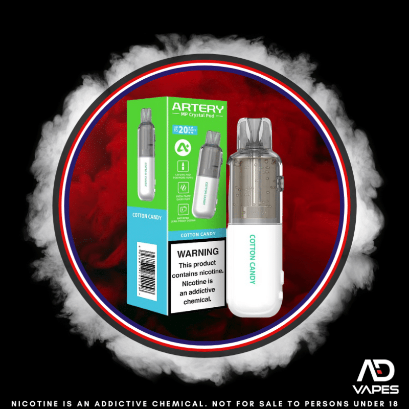 Artery MP Crystal Replacement Pod 20K 50mg Cotton Candy