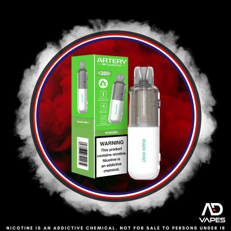 Artery MP Crystal Replacement Pod 20K 50mg Miami Mint
