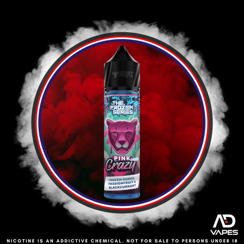 Dr Vapes Pink Frozen Crazy 30ml Flavour Shot Makes 60ml