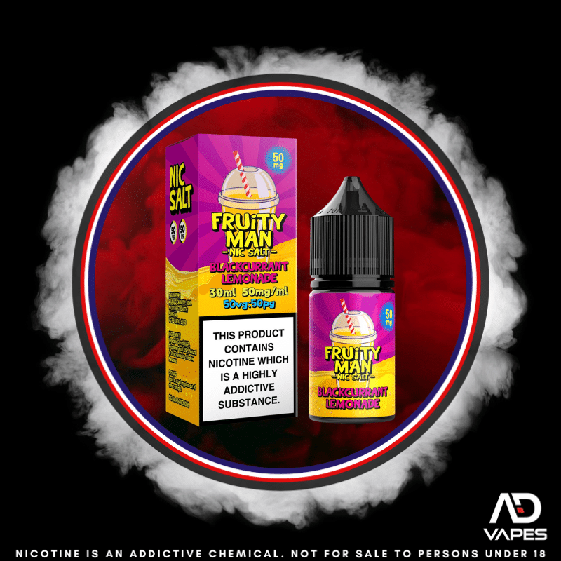 Fruity Man Blackcurrant Lemonade 50mg 30ml