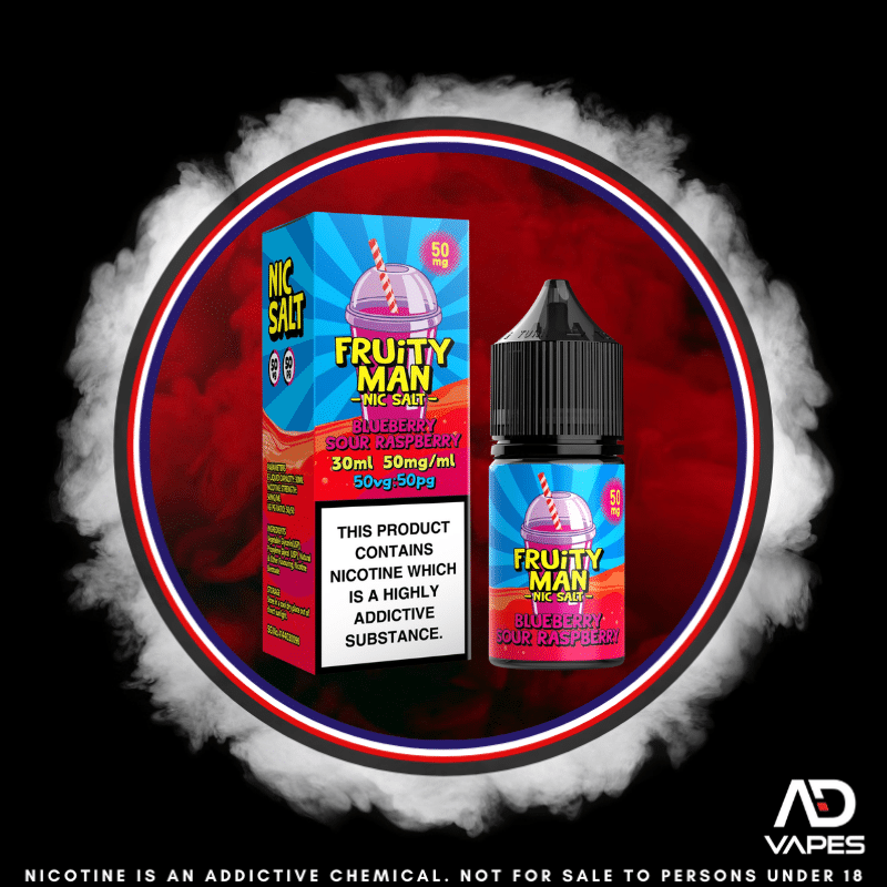 Fruity Man Blueberry Sour Raspberry 50mg 30ml