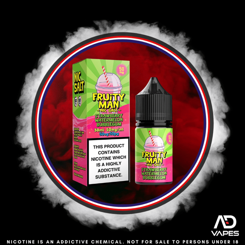 Fruity Man Strawberry Watermelon Bubblegum 50mg 30ml