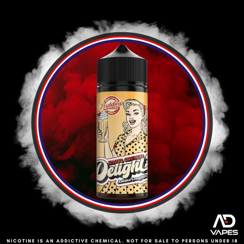 Pudding Puffs Hazel Crunch Delight 120ml Flavour Shot