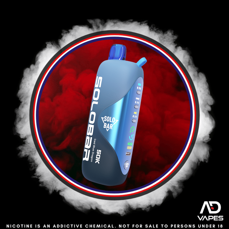 Solo Bar Vanguard Ice+Nic+Sweet 50K Iced Blue Dragon