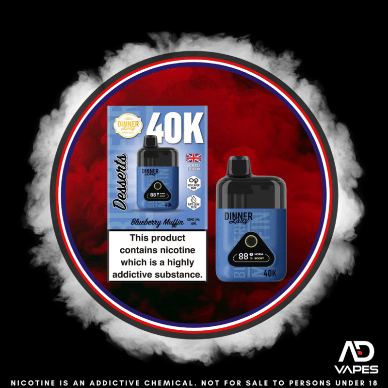Dinner Lady Desserts 40K 50Mg Blueberry Muffin 1 Dinner lady desserts 40k 50mg blueberry muffin