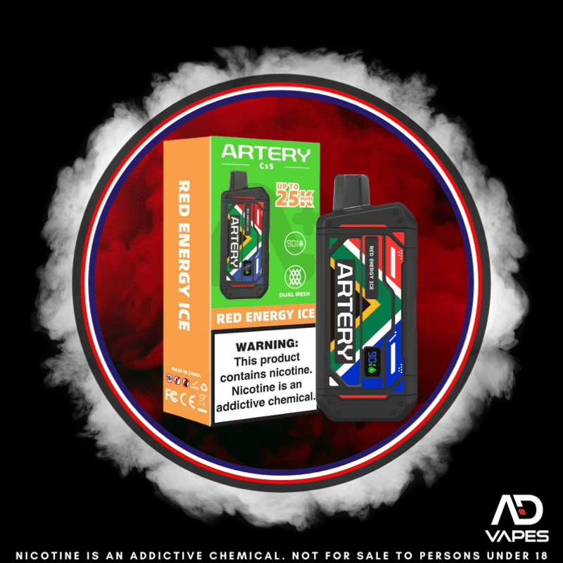 Artery CS5 25K 50mg Red Energy Ice