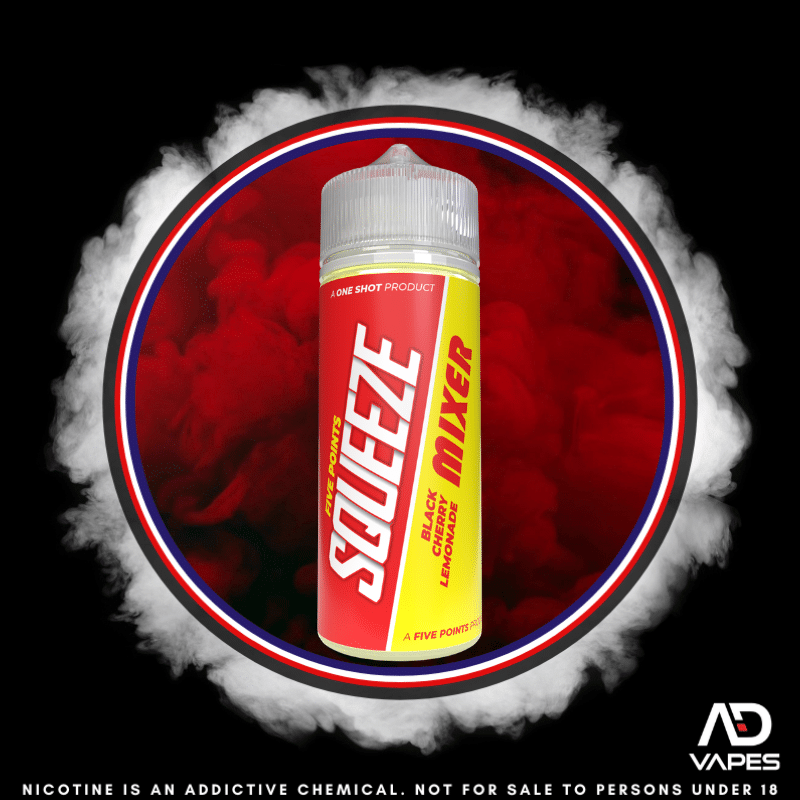 Five Points Squeeze Black Cherry Lemonade 120ml Flavour Shot