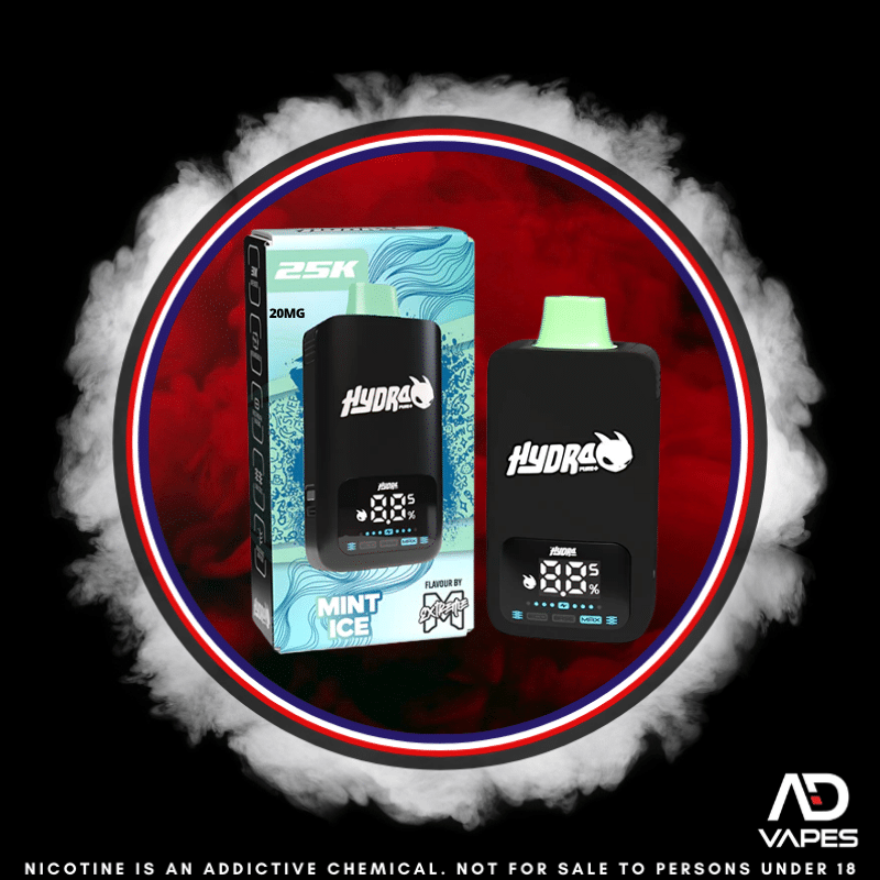 Hydra Pro 25K 20mg Kit Mint Ice Pod + Battery