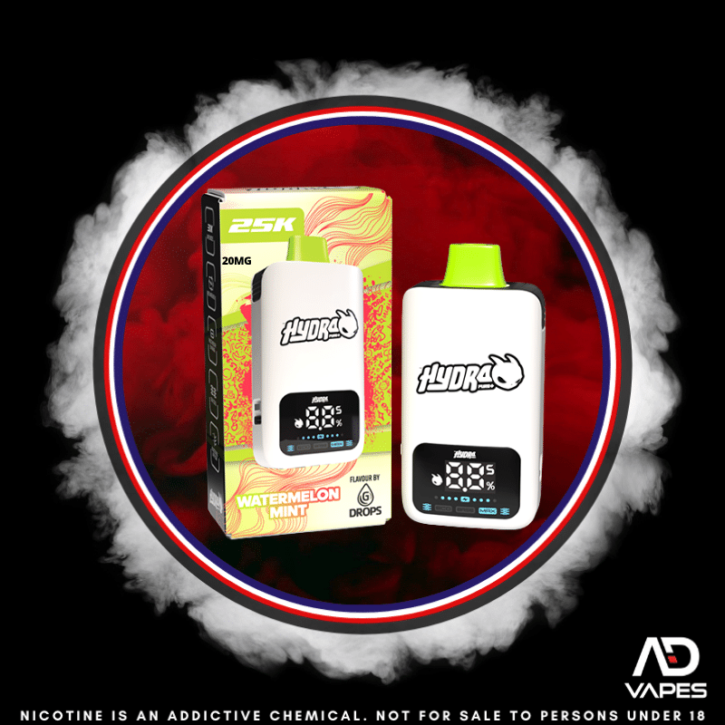 Hydra Pro 25K 20mg Kit Watermelon Mint Pod + Battery
