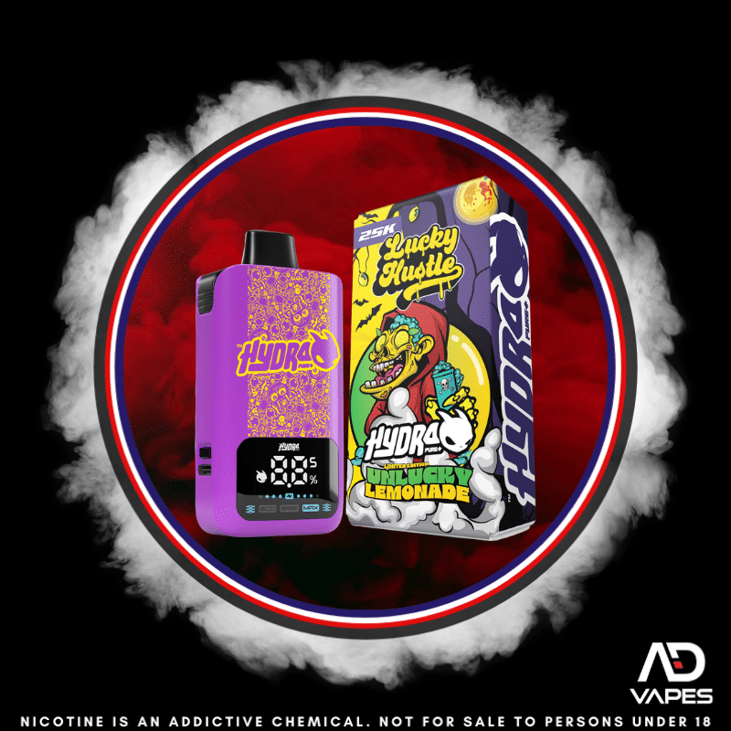 Hydra Pro 25K 50mg Kit Unlucky Lemonade Pod + Battery (Limited Edition)