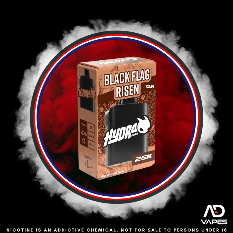 Hydra Pro 25K Replacement Pod Black Flag Risen 12mg