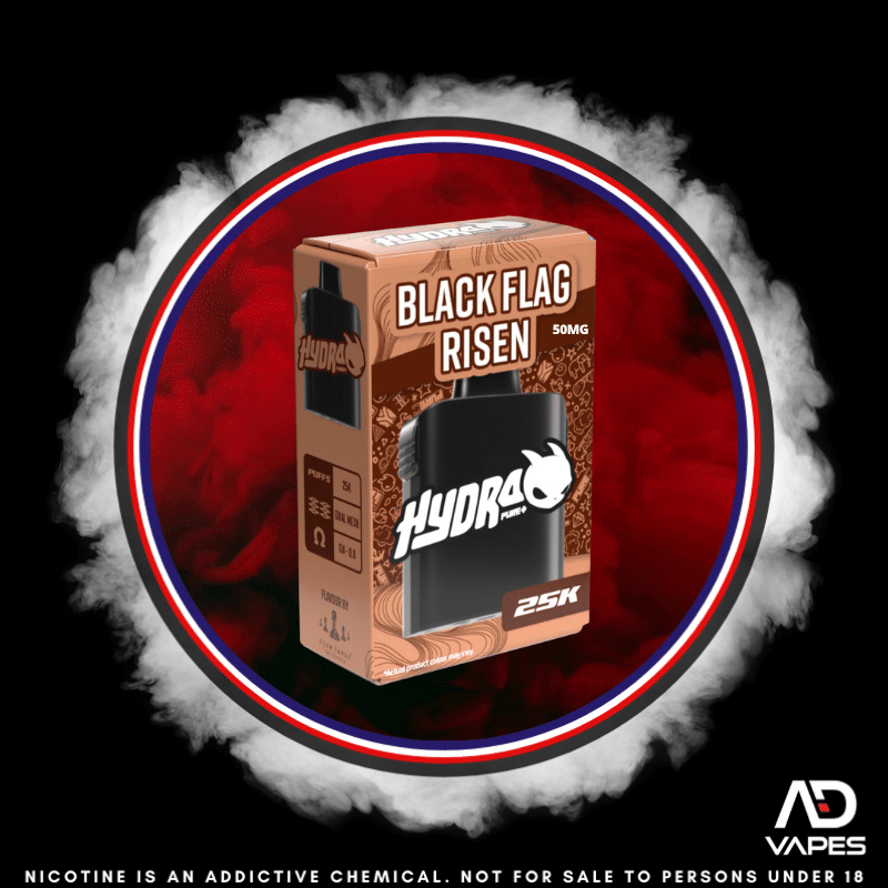 Hydra Pro 25K Replacement Pod Black Flag Risen 50mg
